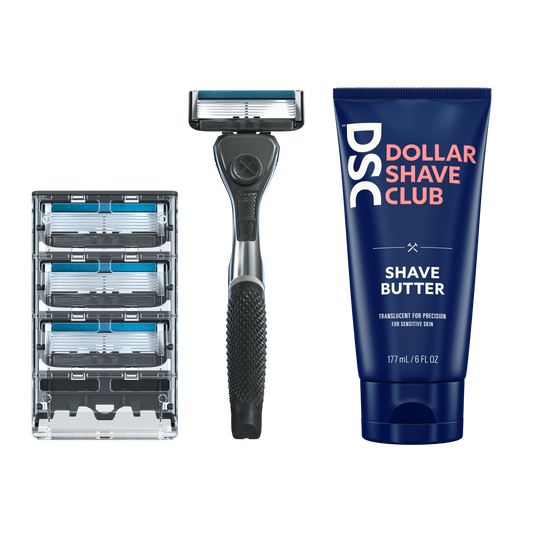 6 Blade Buttery Shave Starter Set Dummy