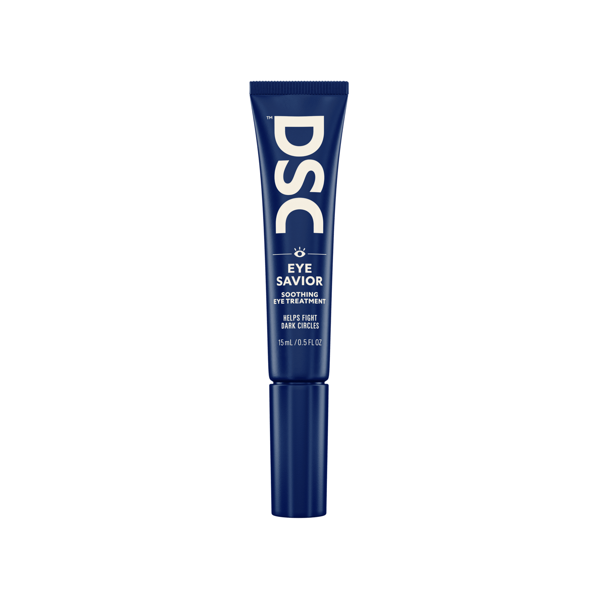 Dollar Shave Club Eye Savior against blank backdrop.