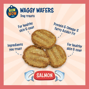 Waggy Wafers - Salmon All Natural Dog Treats